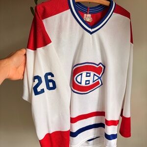Vintage Montreal Canadiens 1980-90 NASLUND #26 Jersey Classic CCM Medium HNL